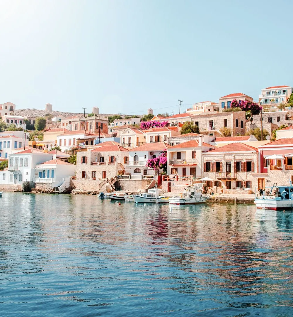 Island coast in the Dodecanese