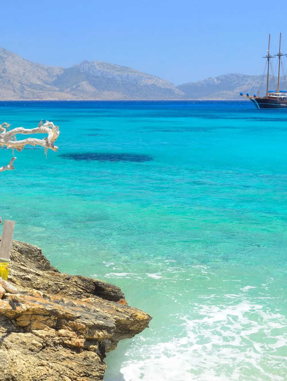 Clear water in the Small Cyclades