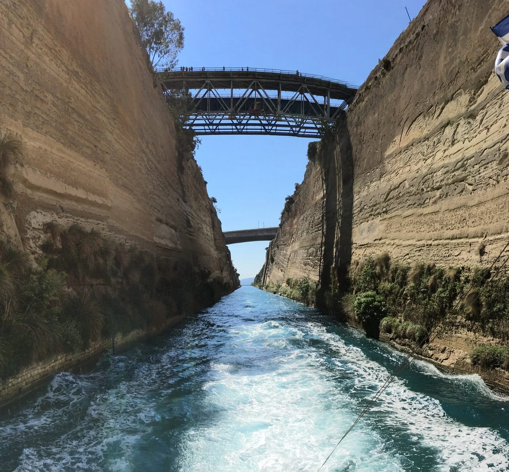 Le canal de Corinthe