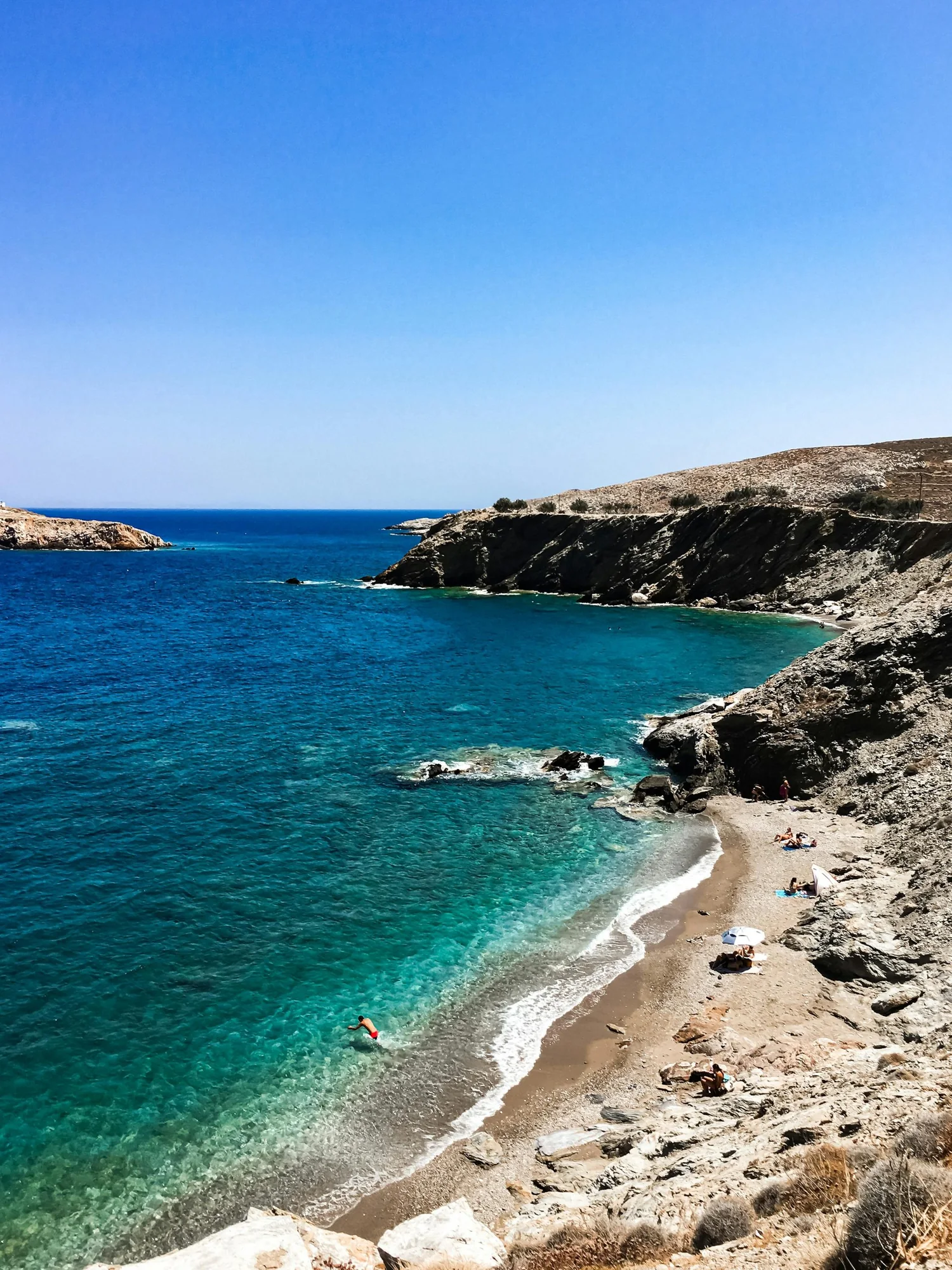 Le littoral de Folégandros